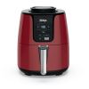 4 Qt Air Fryer, 3 Functions, Air Fry, Reheat, and Dehydrate, Dishwasher Safe, Non-Stick, AF100, Red
